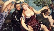 Paris Bordone Allegory with Lovers oil painting